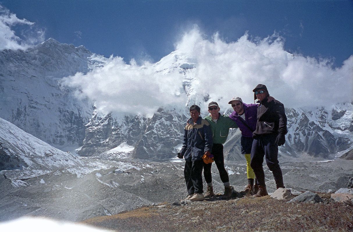 12 16 Ram, Jerome Ryan, Chris, And Gerhardt At Everest East Base Camp In Tibet